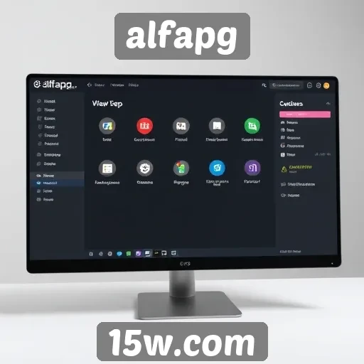 interface do alfapg é otimizada para usuários